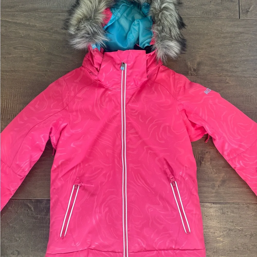 Roxy Pink Winter Ski Jacket - Picture 2 of 3